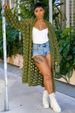 Women's Clothing Hand-Crochet Lace Longline Cardigan – Oversized Boho Knit Sweater With Distressed Detailing, Y2K Grunge Aesthetic For Women_ecoleips.com