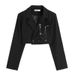 Spring Summer Autumn New Small Jacket For Women Slim Fit Petite Long Sleeve Short Blazer Student Trendy_ecoleips.com