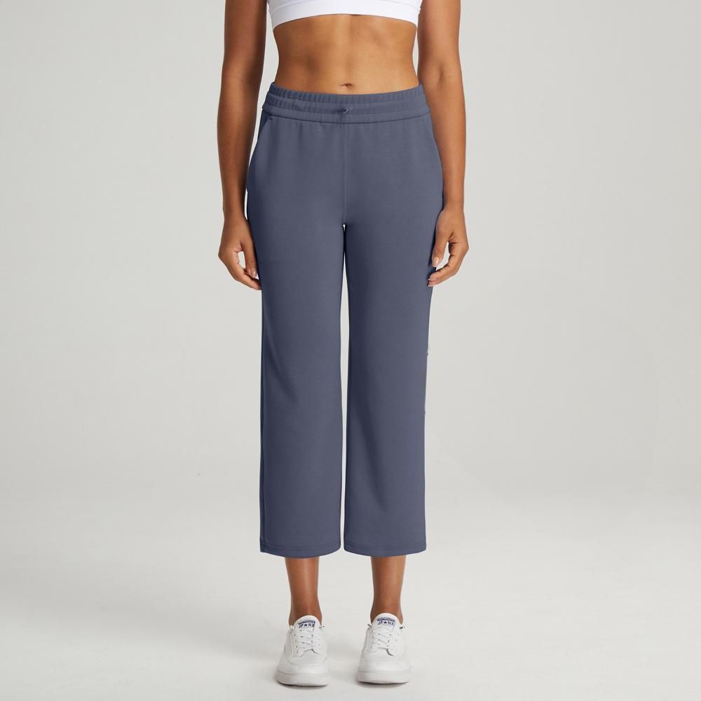 Women's Clothing Yoga Cropped Pants Sand Washed Air Layer Nude Slimming Sports Fitness Pants_ecoleips.com
