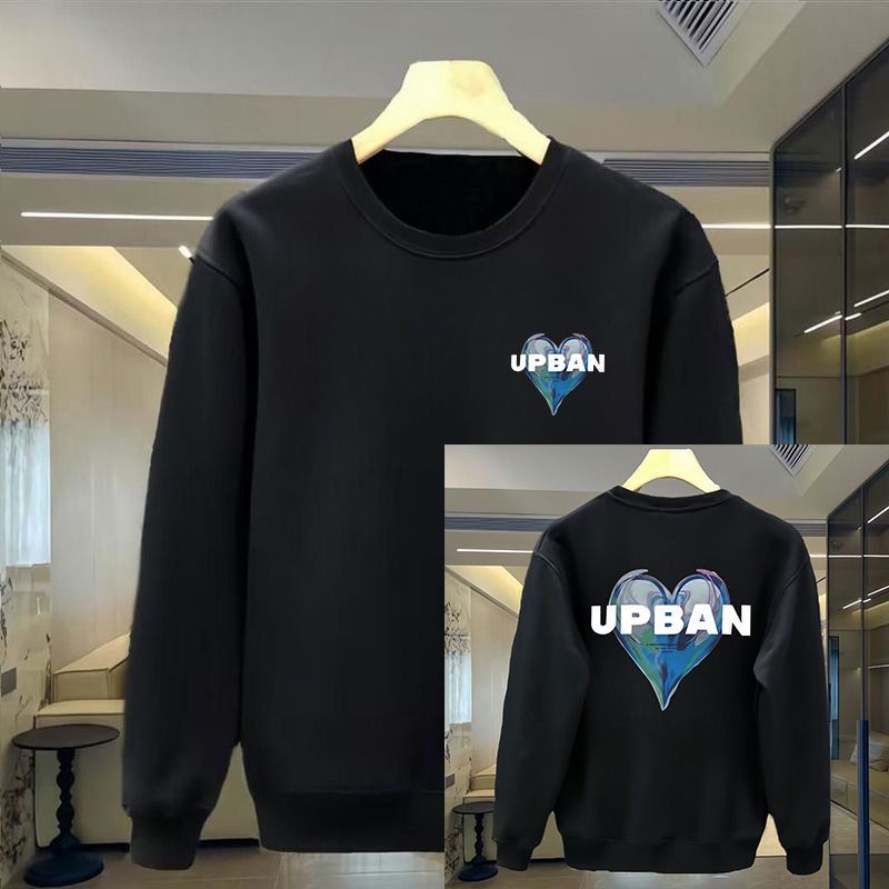FW25 Matching Couple Cotton Crew Neck Sweatshirt - His & Hers_ecoleips.com