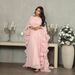 Women's Clothing Summer Large Swing Tulle Dress Mesh Evening Gown For Women Middle Eastern Style For Formal & Casual For Women_ecoleips.com