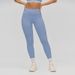 Color Block Thin Strap Padded Crop Top & Stretch Bootcut Workout Pants_ecoleips.com