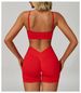 K Seamless Tight Yoga Set With Waist Cinching And Slimming Effect, Quick Drying Fitness Suit, Outdoor Running And Sports Three Piece Set_ecoleips.com