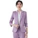 Apricot Colored High End Acetate Satin Suit Set for Women Petite 2024 New Style Sophisticated And Popular_ecoleips.com