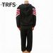 Women's plus Size 3 Piece Sportswear Set Zip up Hoodie Vest And Pants Casual Athletic Outfit Color Block Design_ecoleips.com