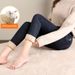 Women's Wool Denim Jeans, High-waisted, Winter Outerwear, Fleece-lined, Thickened Cotton Pants, Slimming, Extra Thick,_ecoleips.com