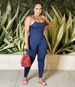 Women's Sexy Suspender Pants Jumpsuit Lace-Up Hollow Out American Fashion Skinny Pants Casual Style Polyester_ecoleips.com