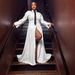 Women's Clothing Early Spring Slim Waist White Long Version Split Shirt Dress Tie Shorts Suit_ecoleips.com