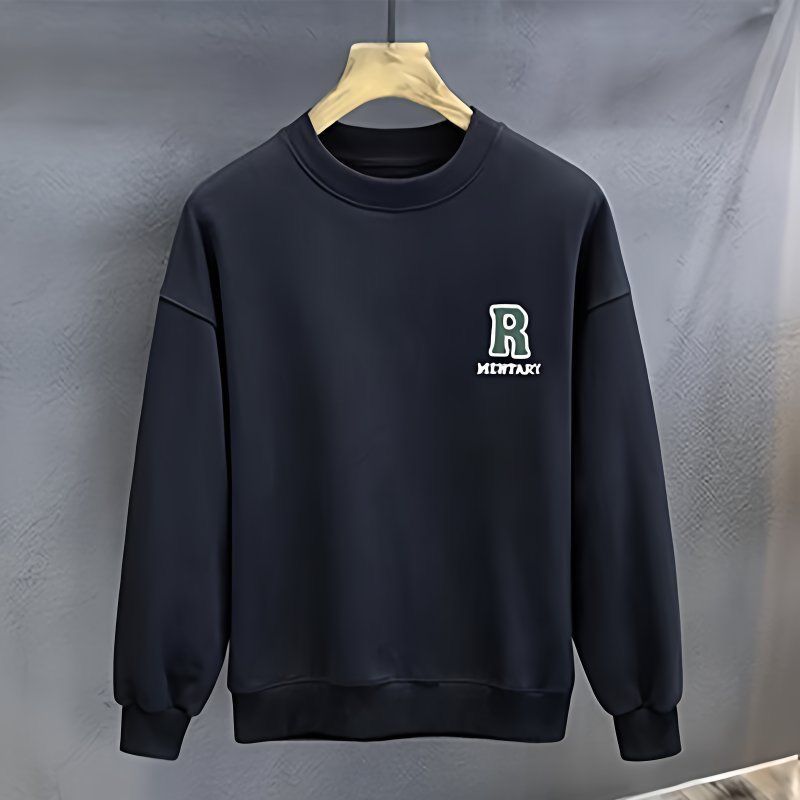 FW25 Matching Couple Cotton Crew Neck Sweatshirt - His & Hers_ecoleips.com