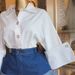 K Women's New Fashion Lapel Design, Niche And Versatile, Solid Color Shirt Top_ecoleips.com