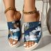 Women's Shoes For Spring And Summer New High Top Denim Shoes, Skull Lace Up Women's Shoes, Wenzhou Canvas Shoes For Women_ecoleips.com