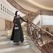 Modest Abaya Dress Elegant V-Neck Long Sleeve Party Dress – Glamorous A-Line Evening Gown With Rhinestone Detail (XS-XXL, Army Green)_ecoleips.com