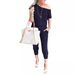 New 6-Color Spring/Summer Fashion Short-Sleeved Short-Sleeved Pocketed Women's One-Piece_ecoleips.com