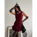 A French-Inspired Backless Dress With Pleated Hem Exudes Sophistication, Featuring A Solid-Color Silhouette That Slims A_ecoleips.com