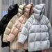 Women's Clothing Ultra-Light Puffer Hooded Coat For Women - Mid-Length Winter Jacket With Cloud-Like Warmth, Straight Cut, Zipper Closure_ecoleips.com