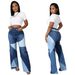 Women's Clothing Selected Straight High Waist High Elastic Bell Bottom Trousers For Women_ecoleips.com