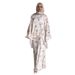 Women's Clothing Spring And Summer New Women's Comfortable Leisure Home Printed Robe Dress Set_ecoleips.com