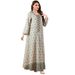 Modest Abaya Dress Elegant Arabic Embroidered Abaya Dress – Modest Muslim Long Dress With Lace Trim For Women_ecoleips.com