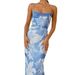 Europea Ad America Wome's Fashio Summer Prited Sleeveless Tak Top Sexy Slim Fit Bodyco Dress For_ecoleips.com