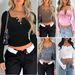 DiYun Foreign Trade Women's Clothing Top 2024 Spring/Summer Y2K Casual Solid Color Slim Fit V-Neck_ecoleips.com