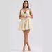 Women's Clothing Sweet Pastoral Style Mini Dress Halter Neck Backless Sexy Spring Summer New Arrivals_ecoleips.com