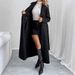 Oversized Double-Breasted Wool Coat – Belted V-Neck Trench Coat For Women (XS-XL, Stretch Wool Blend, Office & Casual Wear)_ecoleips.com