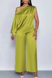 New Long Sleeve Splicing Double Breasted Suits Striped Loose Trousers Two Piece Suit_ecoleips.com