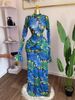 Sheer Mesh Ruffle Sleeve Midi Dress With Flare Hem For Women - Elegant Bohemian Style Party Wear_ecoleips.com