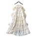 Women's French Style Sleeveless Dress Summer Korean Ruffled Tiered Skirt Slimming Elegant Long Dress Vacation Inspired_ecoleips.com