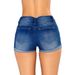 European And American Wish Summer New Women's Denim Shorts Turn-up Hot Pants Trend_ecoleips.com