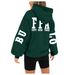 Women's Oversized Hooded Sweatshirt With Stylish Prints - Soft Fleece-Lined Long Sleeve Pullover For Casual Comfort (Multiple Colors Available)_ecoleips.com