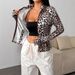 AD739 European Ins Style 2025 New Autumn And Winter Zippered Fashion Sexy High-neck Long-sleeve Leopard Print Shirt_ecoleips.com