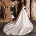 Women's Clothing Top One Shoulder Evening Dress Satin New Style Simple Light Wedding Dress_ecoleips.com