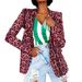 Women's Leopard Print Blazer – Fashionable Animal Print Jacket | Slim Fit Long Sleeve Office & Casual Wear_ecoleips.com