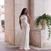 TW834 Solid Color Women's Off-Shoulder Slim Fit Dress Pleated Exposed Hips One Shoulder Fashionable Sexy Dress_ecoleips.com