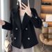 Chic Tweed Jacket For Women - Oversized Casual Short Coat With Elegant European Style (Gray, Beige, Black)_ecoleips.com