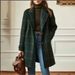 Women's Clothing Women's Plaid Wool Trench Coat Fashion Style Outerwear Long Sleeve For Formal & Casual For Women_ecoleips.com