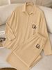 Women's Clothing Women's Casual Loose-Fit Short Sleeve Shirt & Pants Set – Fashion 2-Piece Outfit_ecoleips.com