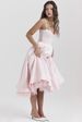 Elegant V-Neck Corset Midi Dress With Underwire & A-Line Silhouette – Slimming Summer Staple For Women_ecoleips.com
