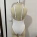 Women's Hollow-Out One-Piece Swimsuit – Sexy Strappy Cutout Monokini, Adjustable Back Ties & Removable Padded Cups (Sizes S-L, White)_ecoleips.com