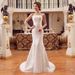 Women's Clothing Wedding Dress Waist Fishtail Wedding Dress Bride Slim Fit Tube Top Wedding Dress New Straps Large Size Simple_ecoleips.com