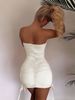 European And American Style Cross-Border Women's Tight-Fitting Solid Color Bodycon Strap Dress Summer Trendy Hot_ecoleips.com