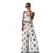 Women's Clothing Fashion Women's Casual Printed Sleeveless Tops Wide Leg Pants Suits For Women_ecoleips.com