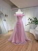 Women's Clothing One Shoulder Fishtail Long Skirt Light Luxury Temperament Host Beaded Sequin Dress_ecoleips.com