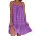 Women's Casual Loose‑Fit Maxi Dress Fashion Polka Dot Print With Comfortable Spaghetti Strap Design_ecoleips.com