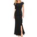 Women's Clothing High Waist Slit Skirt Elegant Fashion Round Neck Commuter Skirt Evening Dress Long Women's Skirt_ecoleips.com