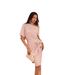 Women's Clothing Ladies Trimmed Shiny Glitter Party Club Dress One Shoulder Pleated Toast Dress Fashion_ecoleips.com