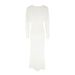 AC475 Long-Sleeve Ruched Hollow V-Neck Cro Cro-Border Metallic European And American Stretch Women's Long_ecoleips.com