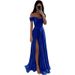 European American 2025 New Cross-Border One-Shoulder Sexy Dress For Banquets, Performances, Elegant Solo Shows,_ecoleips.com