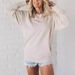 Autumn And Winter Women's Rib Decorative Pocket Pullover Long Sleeve Loose Sweater_ecoleips.com
